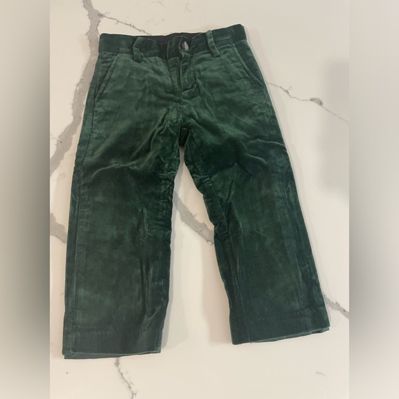 Green velvet 2T dress pants - Picture 3 of 4